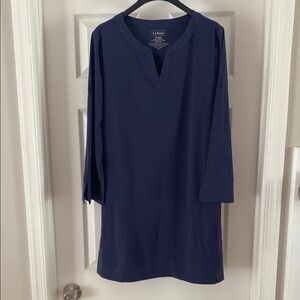 L.L. Bean Women's Navy Swim Coverup